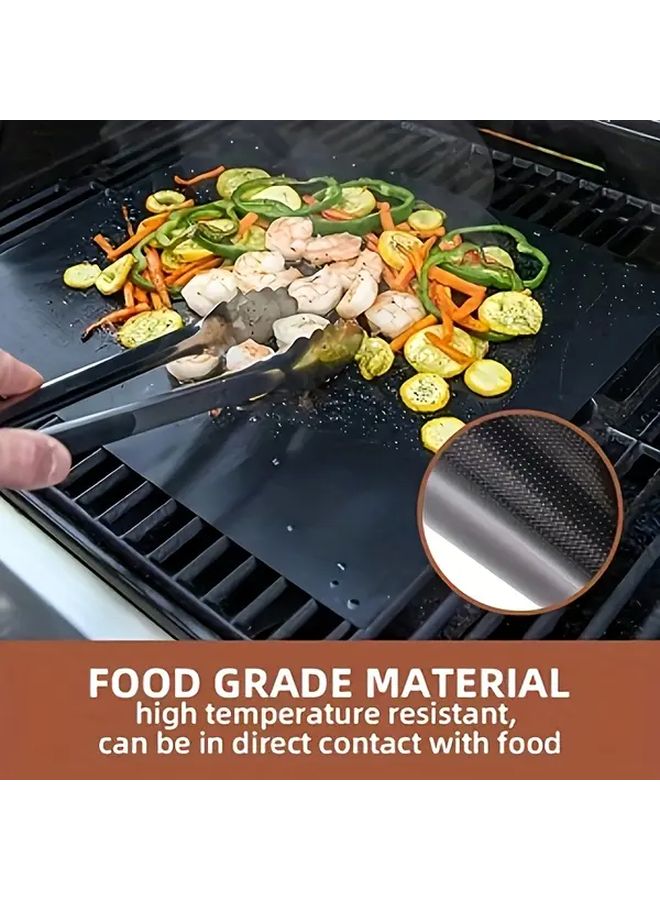 5 Sheets Large Teflon Oven Baking Mat Set Heat Resistant Reusable Easy Clean - Image 2